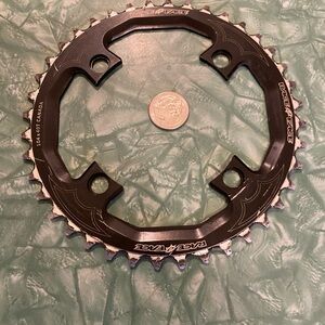 Nice Black RaceFace 104 x 40T Chainring with Four Bolt Mounting Pattern